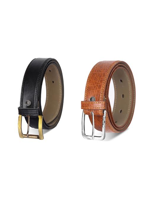 combo pack of multi colored leatherette belts - 19228396 - Very Small Image - 1