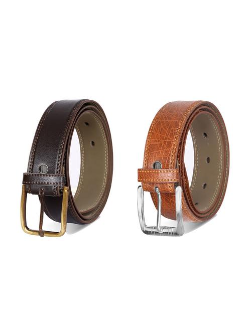 combo pack of multi colored leatherette belts - 19228494 - Very Small Image - 1
