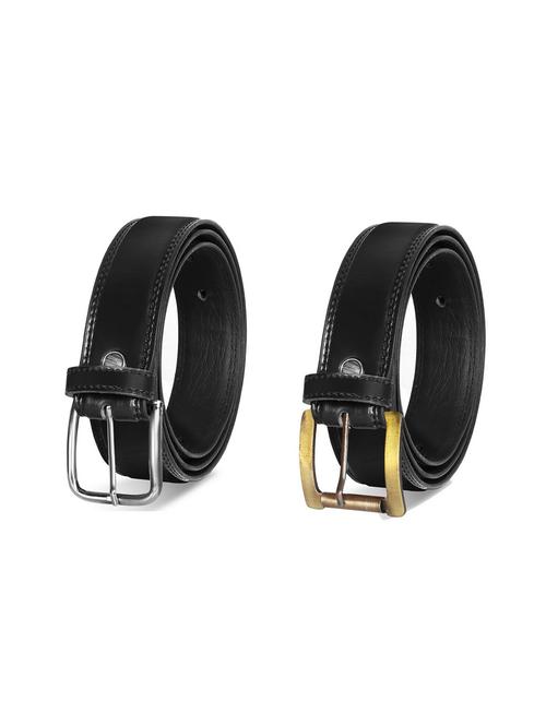 combo pack of black leatherette belts - 19228524 - Very Small Image - 1