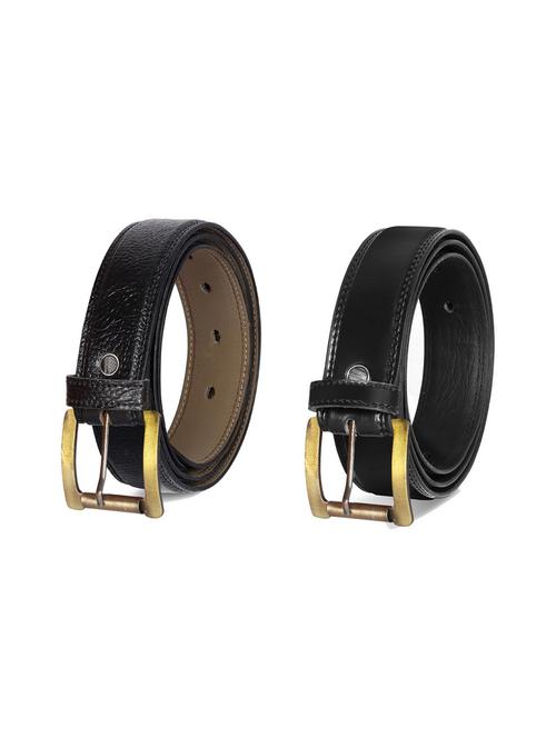 combo pack of black leatherette belts - 19228557 - Very Small Image - 1
