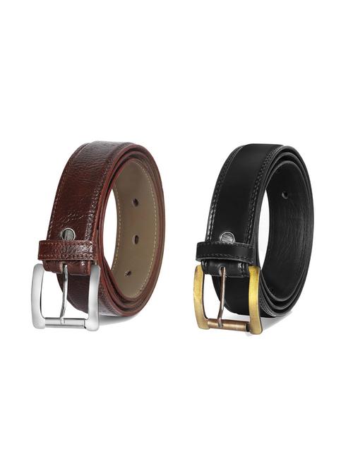 combo pack of multi colored leatherette belts - 19228564 - Very Small Image - 1