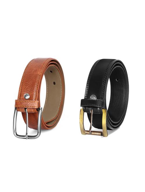 combo pack of multi colored leatherette belts - 19228572 - Very Small Image - 1