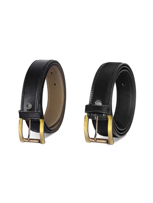 pack of 2 leatherette belt - 19228575 - Very Small Image - 1