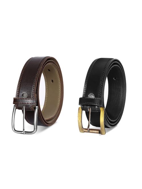 pack of 2 leatherette belt - 19228584 - Very Small Image - 1