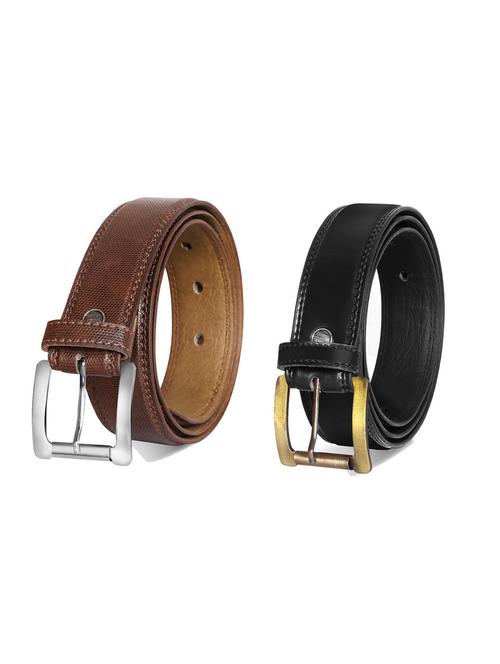 pack of 2 leatherette belt - 19228600 - Very Small Image - 1