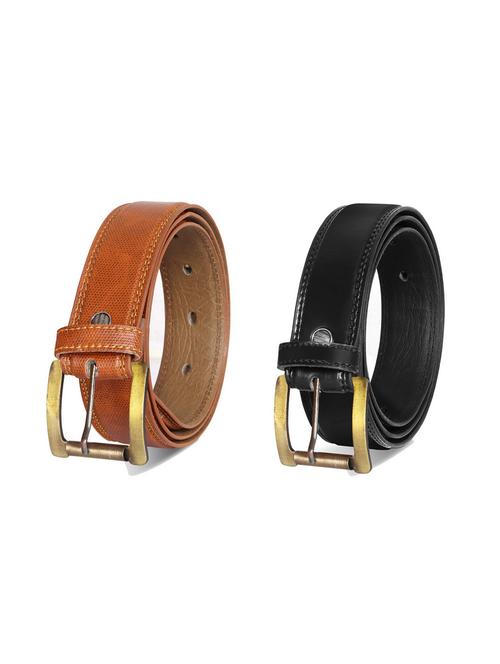 pack of 2 leatherette belt - 19228605 - Very Small Image - 1