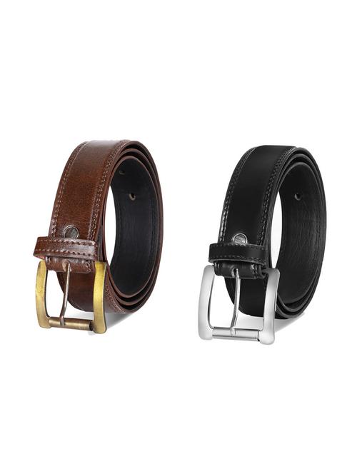 pack of 2 leatherette belt - 19228615 - Very Small Image - 1