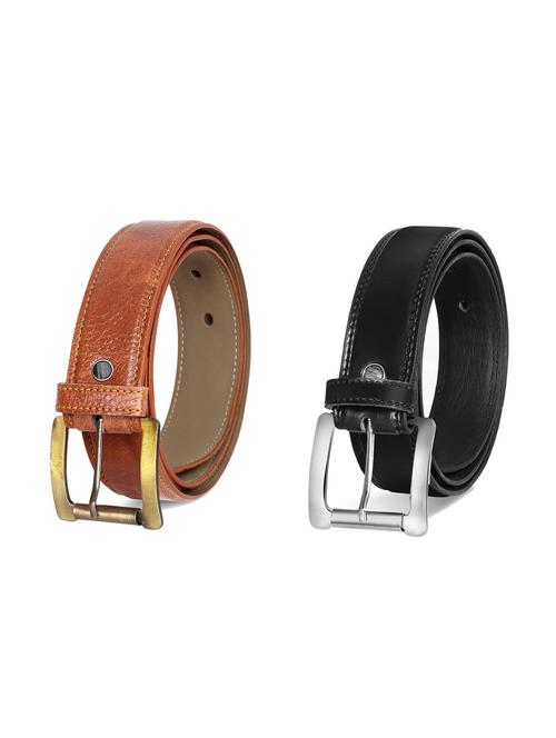 pack of 2 leatherette belt - 19228657 - Very Small Image - 1