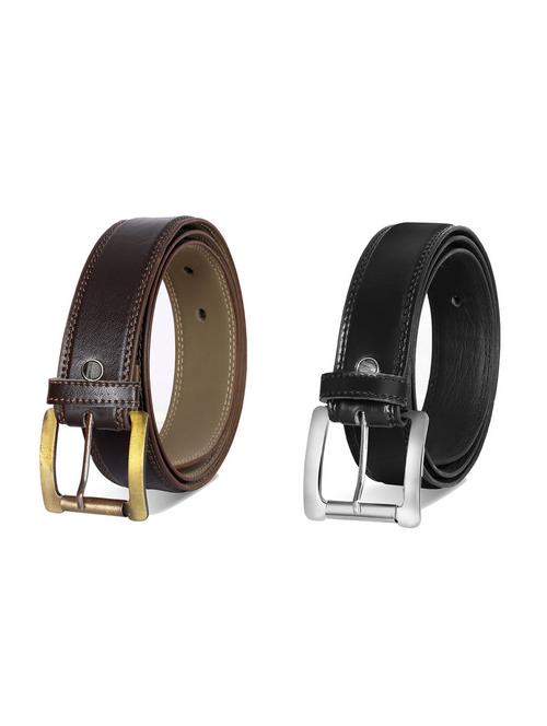 pack of 2 leatherette belt - 19228669 - Very Small Image - 1