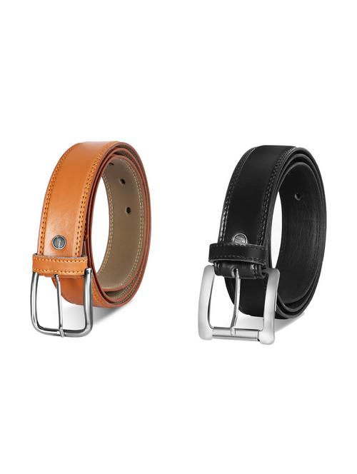 pack of 2 leatherette belt - 19228678 - Very Small Image - 1