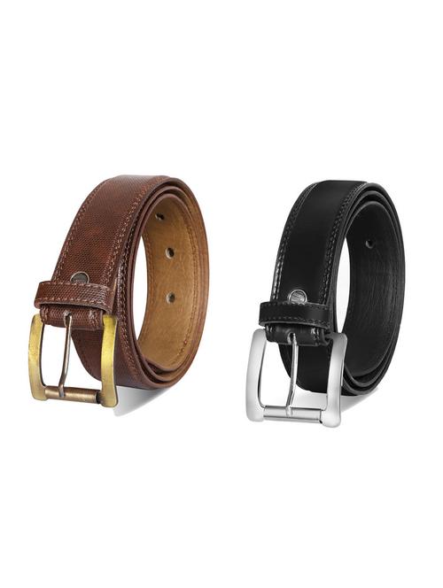 pack of 2 leatherette belt - 19228687 - Very Small Image - 1