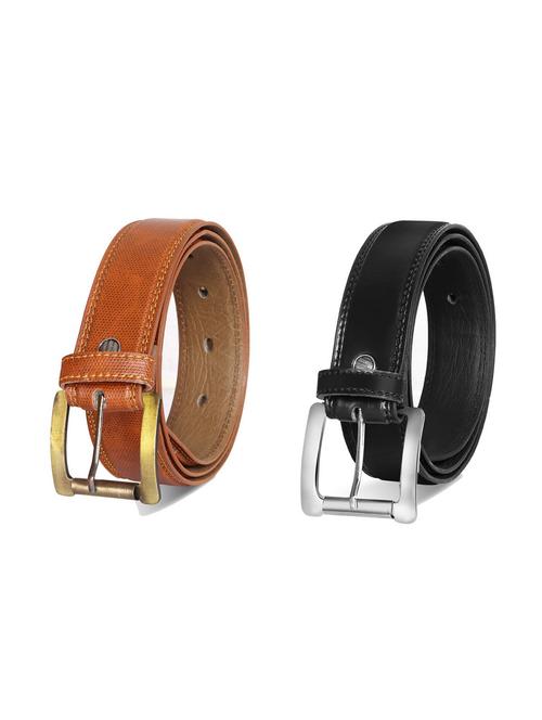 pack of 2 leatherette belt - 19228693 - Very Small Image - 1