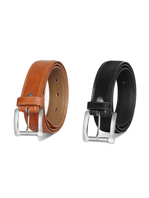 pack of 2 leatherette belt - 19228694 - Very Small Image - 1