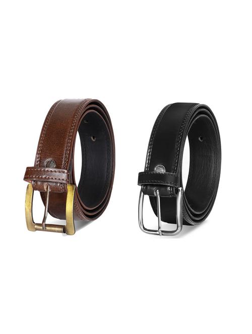 pack of 2 leatherette belt - 19228788 - Very Small Image - 1