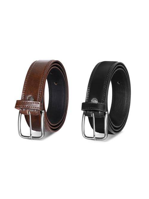 pack of 2 leatherette belt - 19228791 - Very Small Image - 1