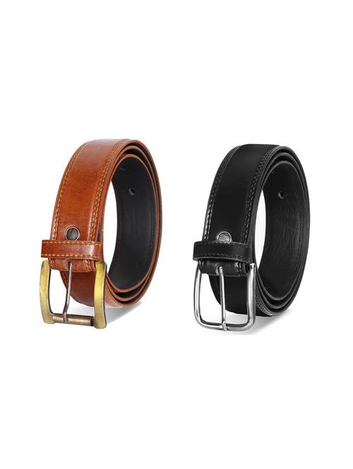 pack of 2 leatherette belt - 19228794 - Very Small Image - 1