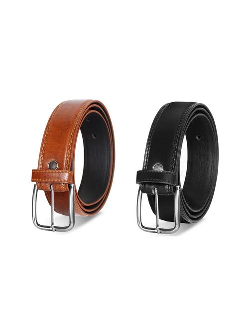 pack of 2 leatherette belt - 19228797 - Very Small Image - 1