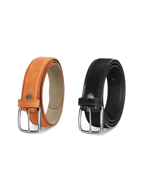 pack of 2 leatherette belt - 19228815 - Very Small Image - 1