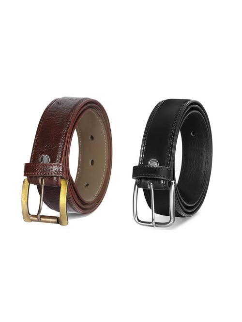 pack of 2 leatherette belt - 19228824 - Very Small Image - 1