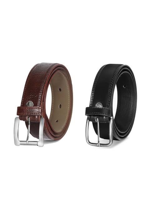 pack of 2 leatherette belt - 19228825 - Very Small Image - 1