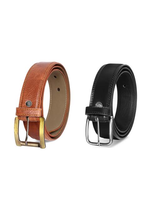 pack of 2 leatherette belt - 19228830 - Very Small Image - 1