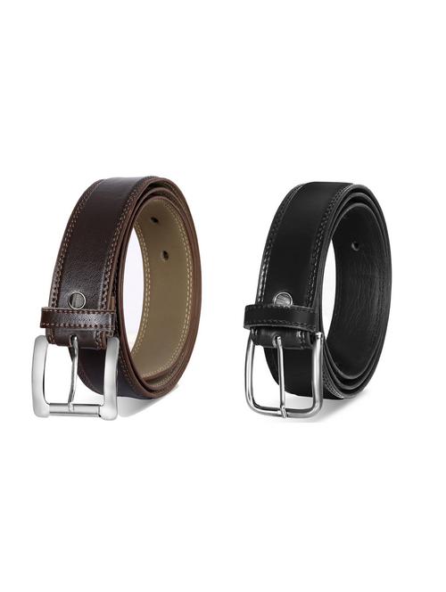pack of 2 leatherette belt - 19228843 - Very Small Image - 1