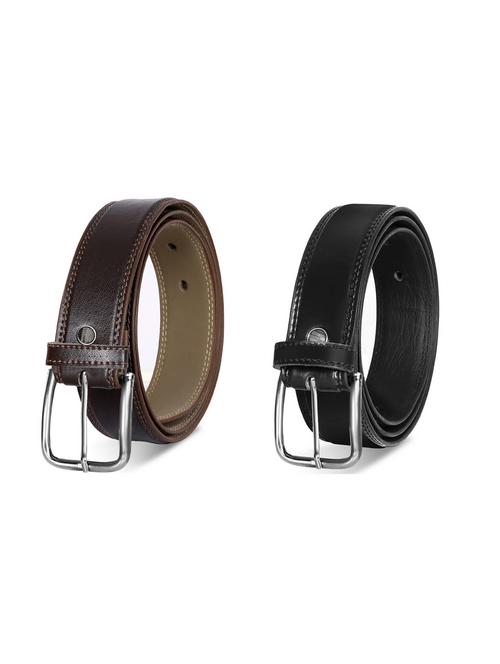 pack of 2 leatherette belt - 19228845 - Very Small Image - 1