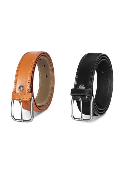 pack of 2 leatherette belt - 19228851 - Very Small Image - 1