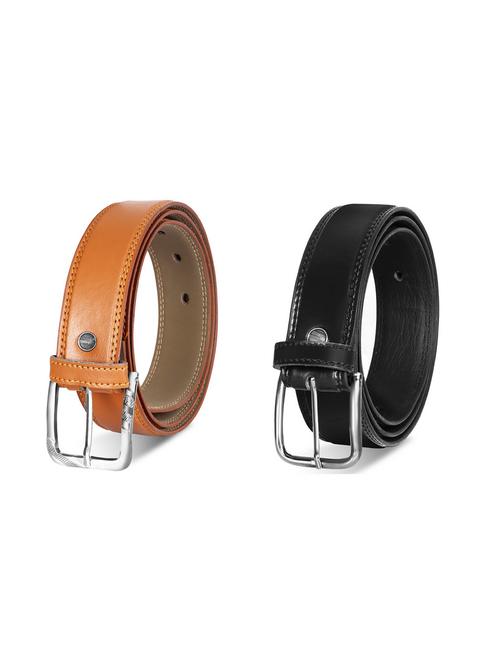 pack of 2 leatherette belt - 19228852 - Very Small Image - 1