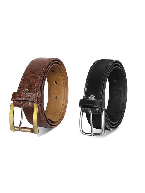 pack of 2 leatherette belt - 19228860 - Very Small Image - 1