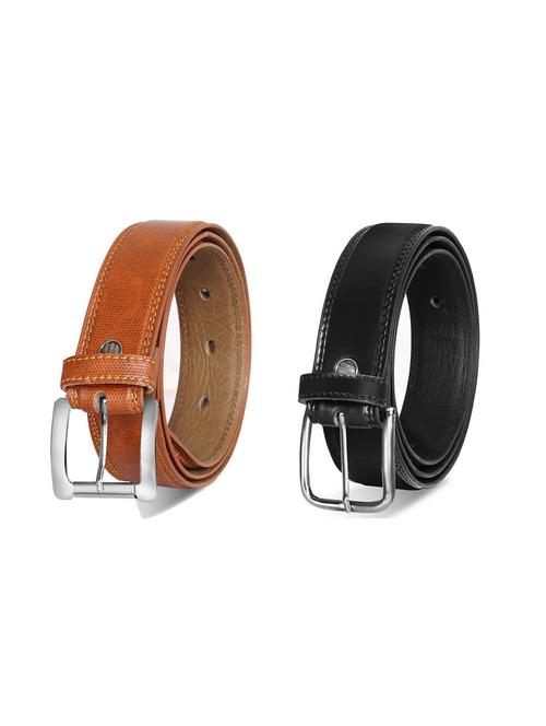 pack of 2 leatherette belt - 19228867 - Very Small Image - 1