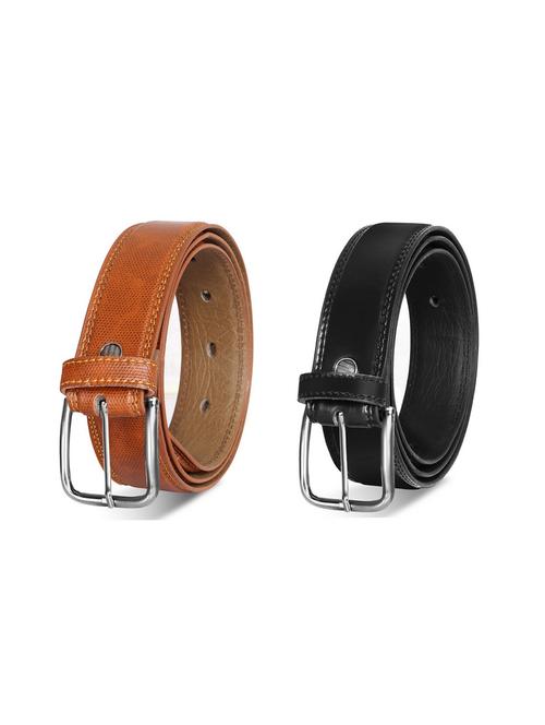 pack of 2 leatherette belt - 19228869 - Very Small Image - 1