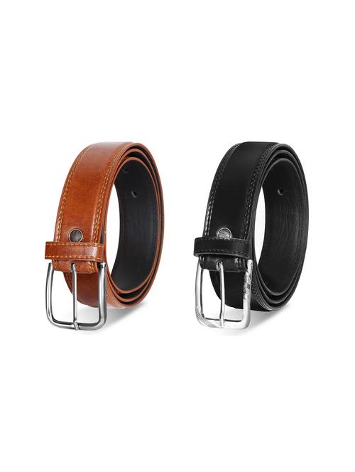 pack of 2 leatherette belt - 19228882 - Very Small Image - 1