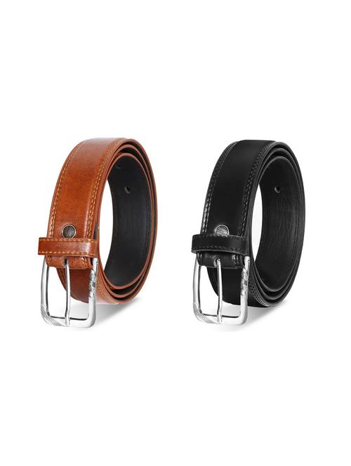 pack of 2 leatherette belt - 19228883 - Very Small Image - 1