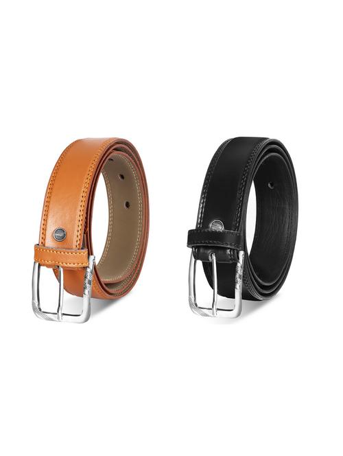 pack of 2 leatherette belt - 19228937 - Very Small Image - 1