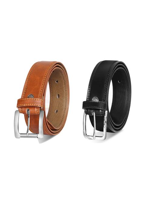 pack of 2 leatherette belt - 19228952 - Very Small Image - 1