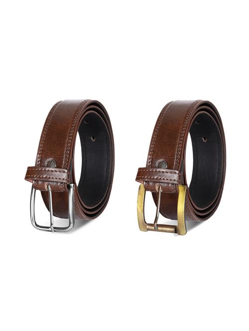 pack of 2 leatherette belt - 19229043 - Very Small Image - 1
