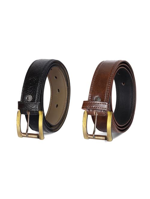 pack of 2 leatherette belt - 19229070 - Very Small Image - 1