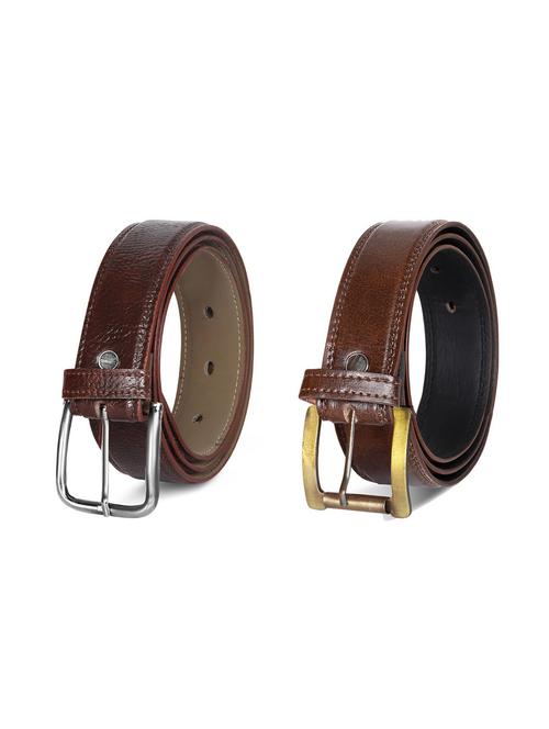 pack of 2 leatherette belt - 19229079 - Very Small Image - 1