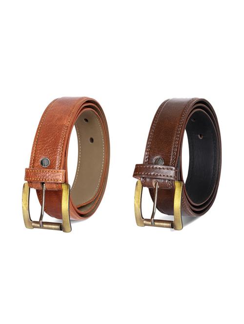 pack of 2 leatherette belt - 19229082 - Very Small Image - 1