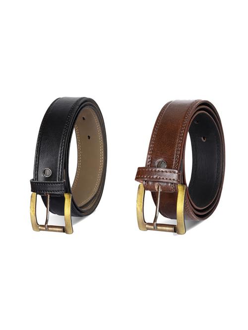 pack of 2 leatherette belt - 19229088 - Very Small Image - 1