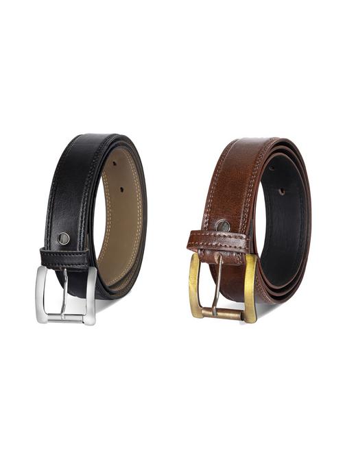 pack of 2 leatherette belt - 19229089 - Very Small Image - 1
