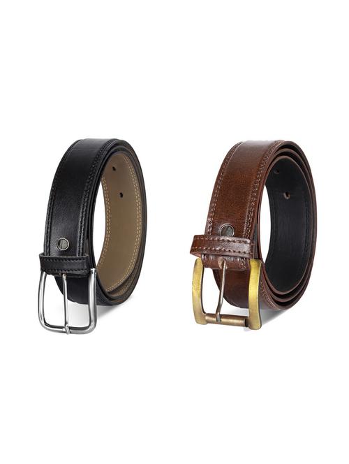 pack of 2 leatherette belt - 19229091 - Very Small Image - 1