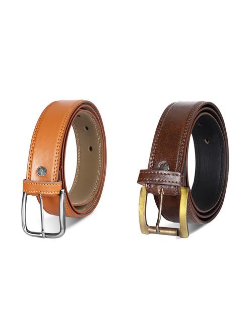 pack of 2 leatherette belt - 19229103 - Very Small Image - 1