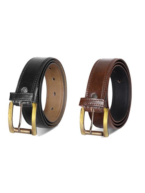pack of 2 leatherette belt - 19229106 - Very Small Image - 1