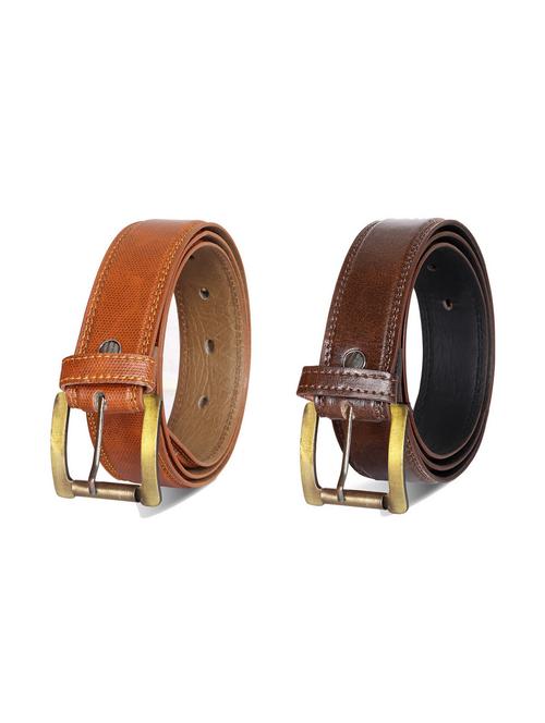 pack of 2 leatherette belts - 19229118 - Very Small Image - 1