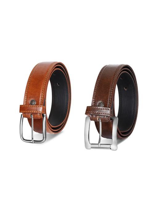 pack of 2 leatherette belts - 19229131 - Very Small Image - 1