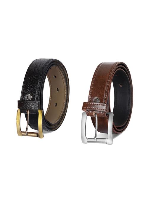 pack of 2 leatherette belts - 19229152 - Very Small Image - 1