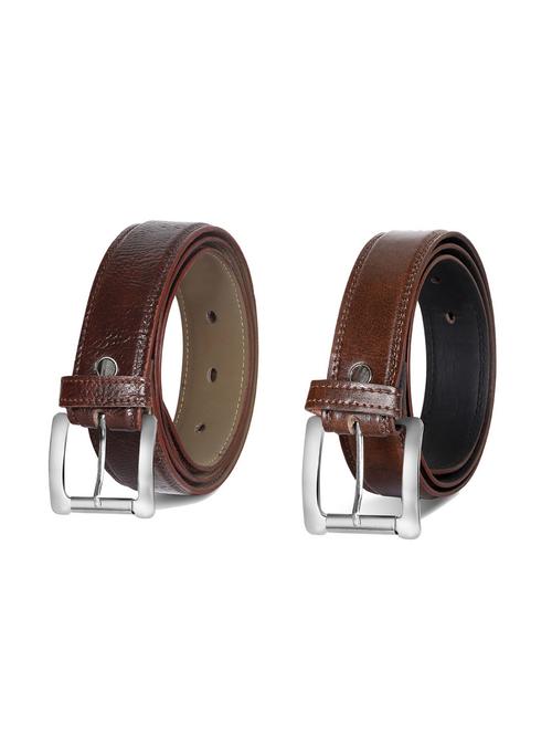pack of 2 leatherette belts - 19229159 - Very Small Image - 1