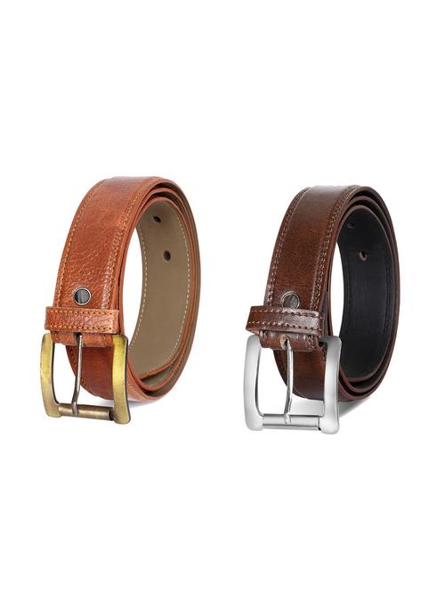 pack of 2 leatherette belts - 19229164 - Very Small Image - 1